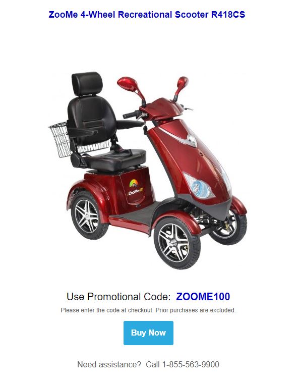 ZooMe Scooter - Drive Promotional Code